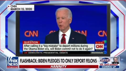 FLASHBACK: Biden pledges to only deport FELONS