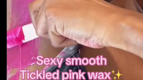 Self-Underarm Waxing @her.skn Using Sexy Smooth Tickled Pink Premium Synthetic Hard Wax