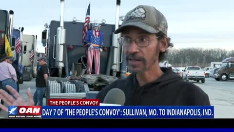 Day 7 of The People's Convoy: Sullivan, MO to Indianapolis, IN (Update) #OAN