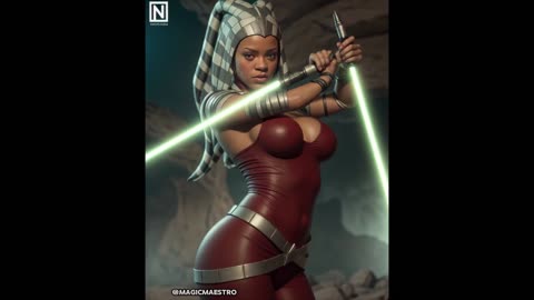 POSH - Rihanna as Ahsoka Tano Star Wars AI Generated