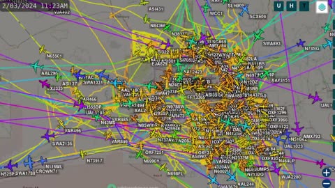 Beginning of Feb 2024 Air Plane Mafias Time Lapse -