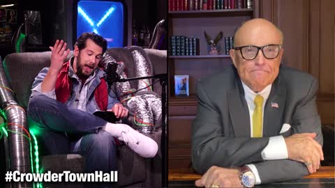 EXCLUSIVE Giuliani Shows New Hunter Biden Evidence ON AIR! Louder with Crowder