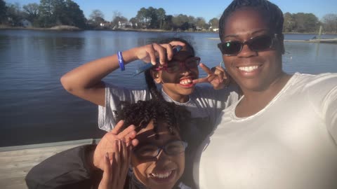 Blasian Babies Family Enjoy The Sunshine At Lakewood Park Public Rowing Docks (Skydio 2+ Drone)