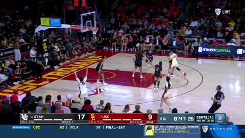 March Madness NCAA | JUJU WATKINS BLASTS WITH 2 CONSECUTIVE AND-1S! | USCWBB NCAAWBB JujuWatkins