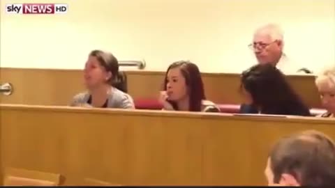 This is grooming gang survivor @Sarahw9111 at a council meeting.