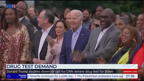 Trumps Makes Drug Demand of Biden - GB News - 06-22-24 134PM