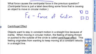 Centripetal Force Lesson