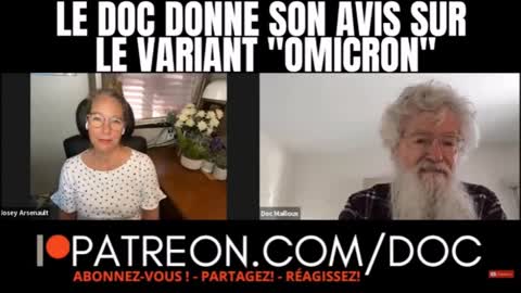 LE DOC DONNE SON AVIS SUR LE VARIANT "OMICRON"