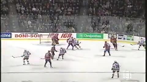 Le 1 er match de l'histoire du Centre Molson ( Centre Bell) 16 Mars 1996