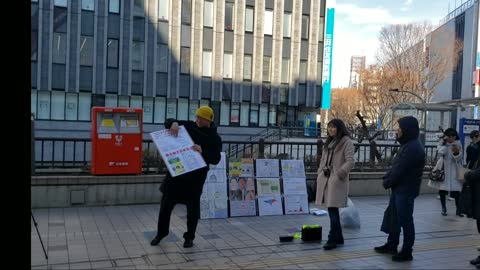 12月29日 立川駅街宣 コロナワクチン接種反対