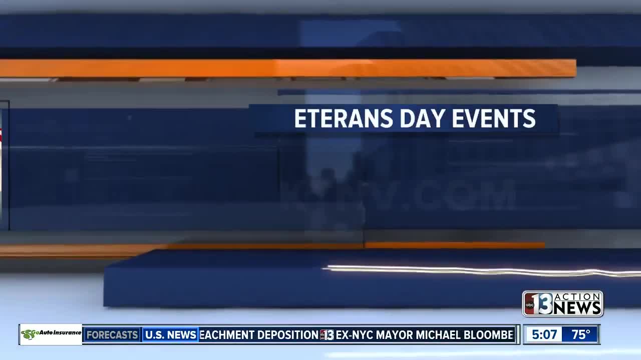 Veterans Day event at Fremont Street