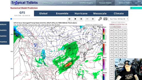 Spring Snow - ISS Batteries Hurtling Back To Earth - Nuclear War Map - Another Plane Incident