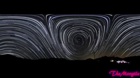 Starfield Perspective around a flat plane earth