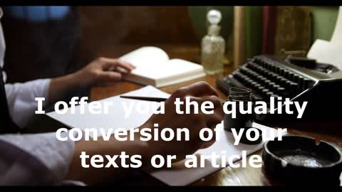 Billy Kasis : Conversion of your texts into an attractive and engaging video.