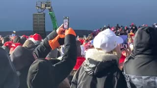 Air Force One landing in Traverse City MI, Nov. 2, 2020