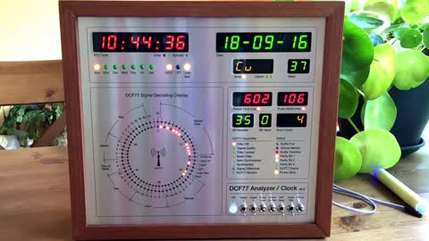 DCF77 Analyzer Clock Demo