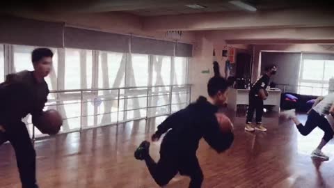 Boys Dance Dance fitness basketball