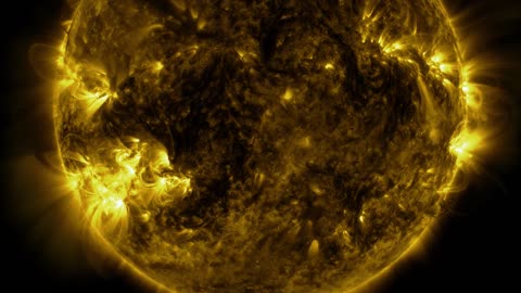 Thermonuclear art NASA, The SUN in 4K