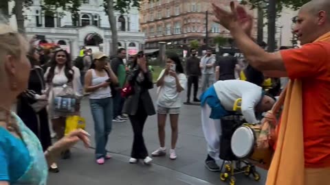 Harinam Sankirtan in London, England June 2024