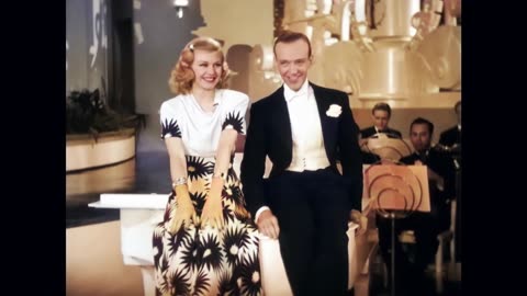 Fred Astaire Ginger Rogers Shall We Dance 1937 scene 2 remastered 4k