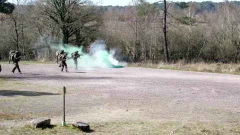 French officer cadets train alongside robots