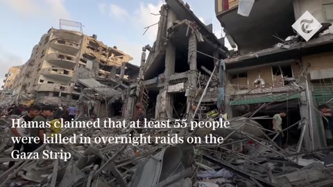 Aftermath of deadly Israeli air strikes on Gaza Strip and West Bank