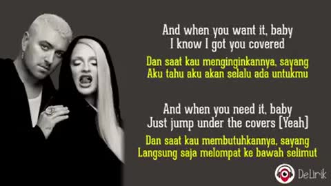 unholy - Sam Smith & Kim Petras / Lyric of Song translate to indonesia