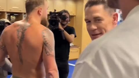 Jake & Logan Paul meet John Cena