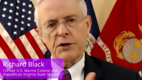 Former US Marine Colonel and Virginia state senator Richard Black