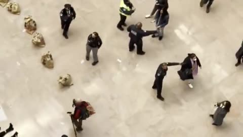 JUST IN: Anti-Israel Protestors Occupy The Hart Senate Office Building