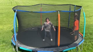 Trampoline Queen!