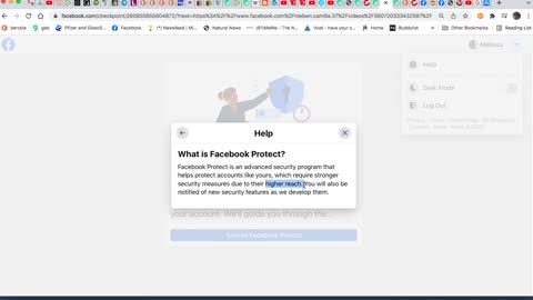 FACEBOOK'S NEW CON, "THEY'RE PROTECTING YOU. YA RIGHT!" LOL LOCKED OUT! WHAT A GIG ZUCK!