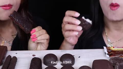 ASMR DARK CHOCOLATE PARTY.