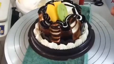 Amazing 🍫 chocolate 🎂 cake decorating #shorts #cake #youtubeshorts #viral