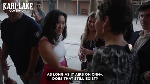 "Will It Air on CNN+?" - Kari Lake HUMILIATES CNN Reporter