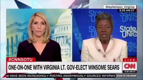 CNN Asks VA Lt Gov Winsome Sears About Her Vacks Status