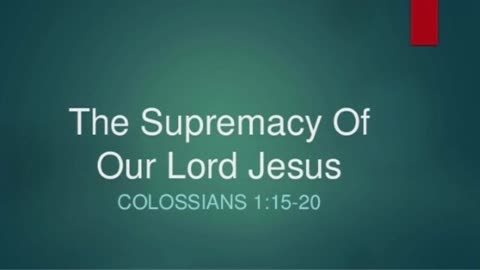 Colossians 1.15-20 'What Is the Church' -- Dedicated2Jesus Daily Devotional Audio