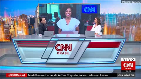 CNN Novo Dia:Elisa Veeck deseja por 2 vezes"Feliz Ano Novo"em pleno dia 10 de fevereiro de 2021