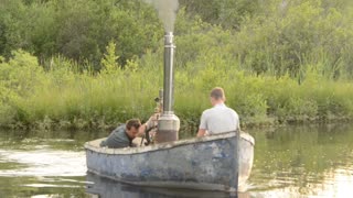 Homemade Steam Engine Train and Track