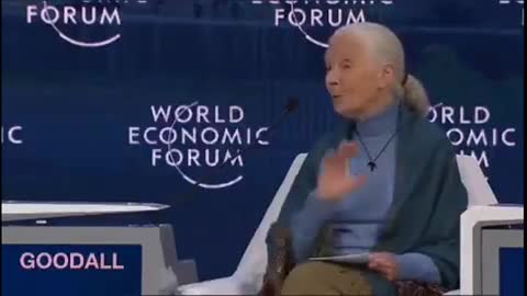 Zoóloga Jane Goodall favor de la despoblación mundial.