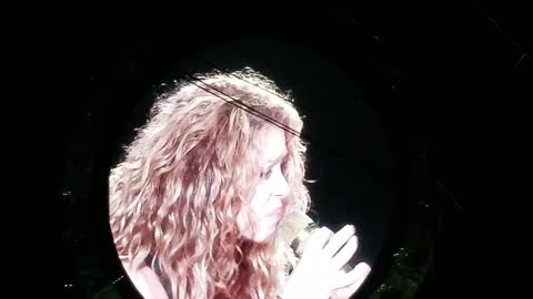 Las lágrimas de emoción de Shakira durante su concierto en Bogotá