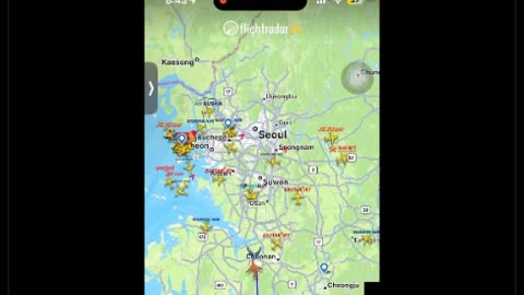 BREAKING FLIGHT RADAR #Russia is in #NorthKorea USAF plane in South Korea no callsign off coast