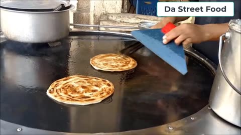 Pizza Egg Paratha at Street Food