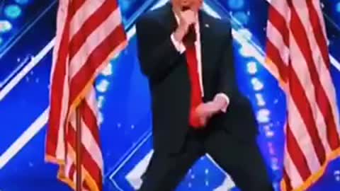 Trump first time in contest dance