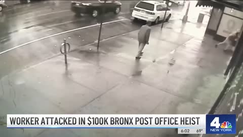 NY USPS Worker Is VIOLENTLY Attacked In Broad Daylight