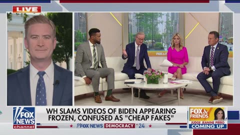 Peter Doocy talks about the Biden videos