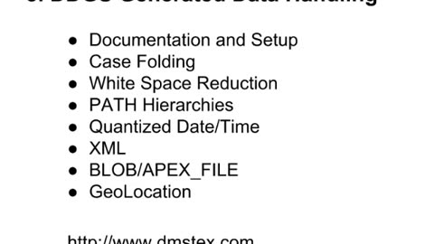 3. DDGS Generated Data Handling