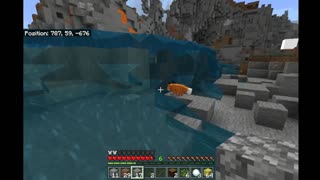 Finding a super devastated Minecraft world