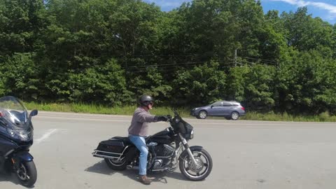 Ride to Woodstock Bethel NY anniversary of concert