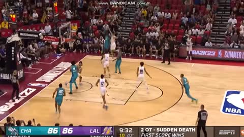 LiAngelo Ball Isn't Impressed By Hornets Insane Game Winner Vs Lakers！